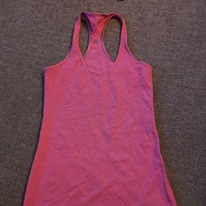 Lululemon Pink Workout Tank Top Size 6